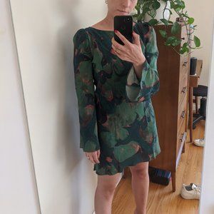Stone Cold Fox Baiser Dress, Green Lily, Size 1